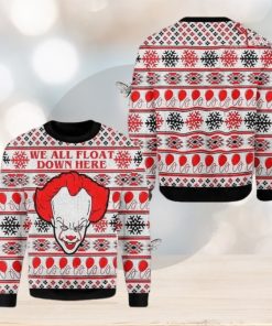 Horror Clown It Ugly Christmas Sweater