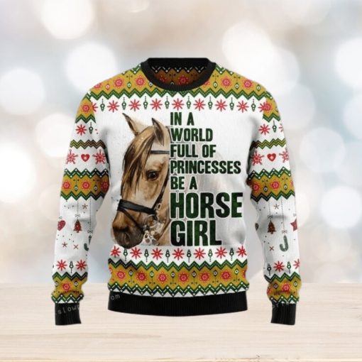 Horse Girl Ugly Christmas Sweater