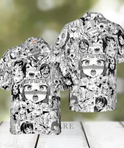 Hot Chick Anime Hawaiian Shirt  Hentai Hawaiian Shirt