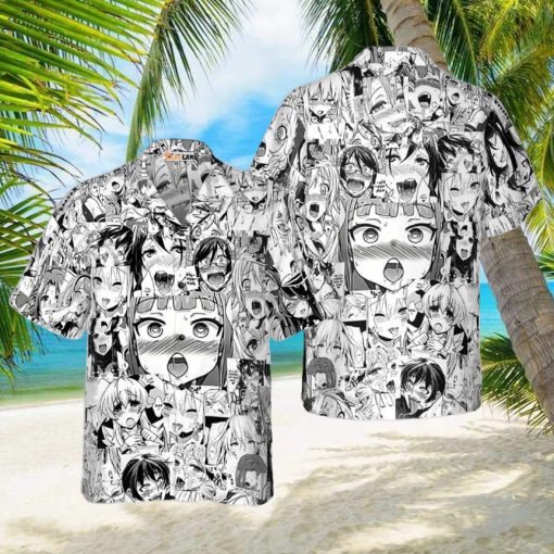 Hot Chick Anime Hawaiian Shirt  Hentai Hawaiian Shirt