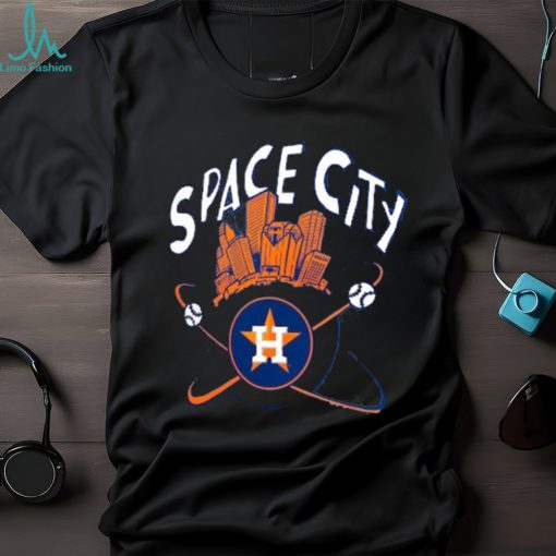 Houston Astros Homage Light Blue Space City Hyper Local Tri Blend T Shirt