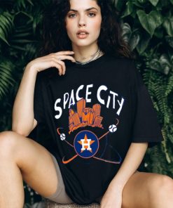 Houston Astros Homage Light Blue Space City Hyper Local Tri Blend T Shirt