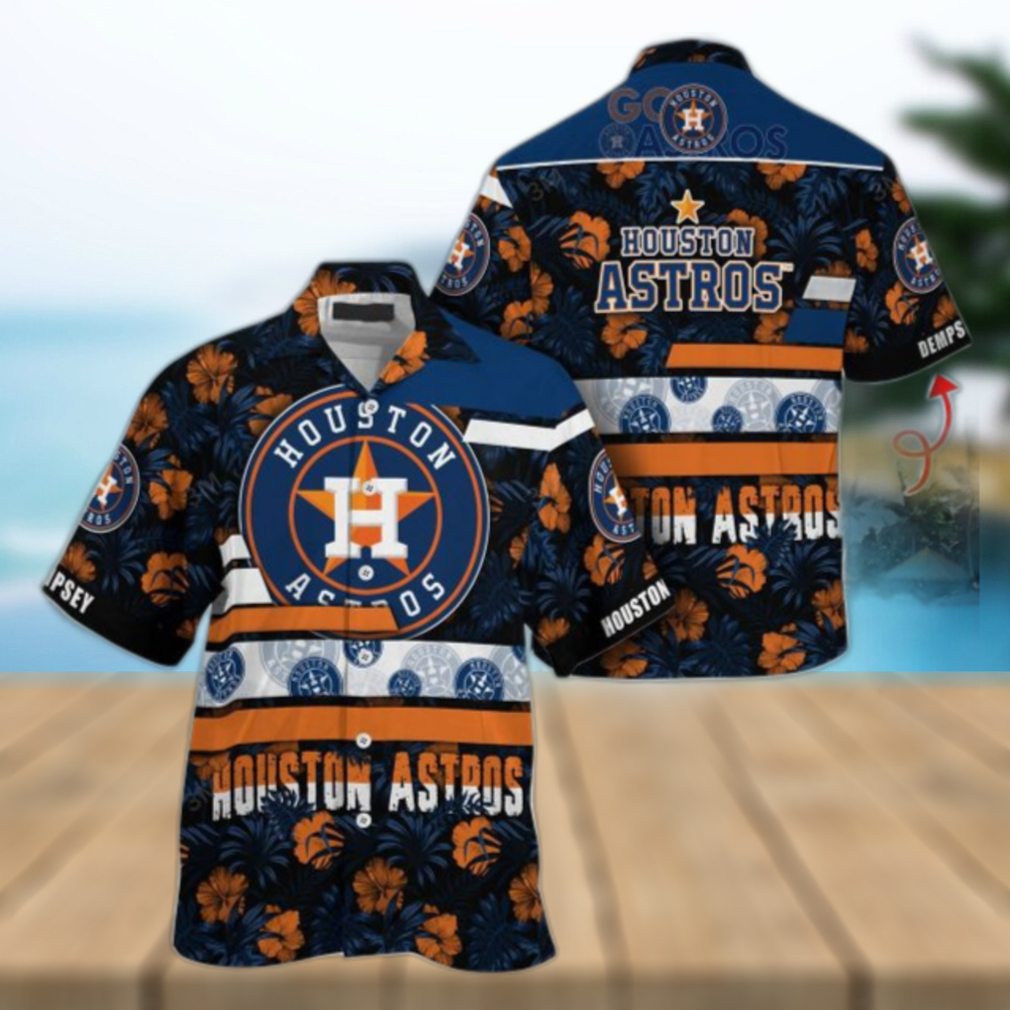 Houston Astros MLB Summer 3D Hawaiian Shirt Gift For Men And Women