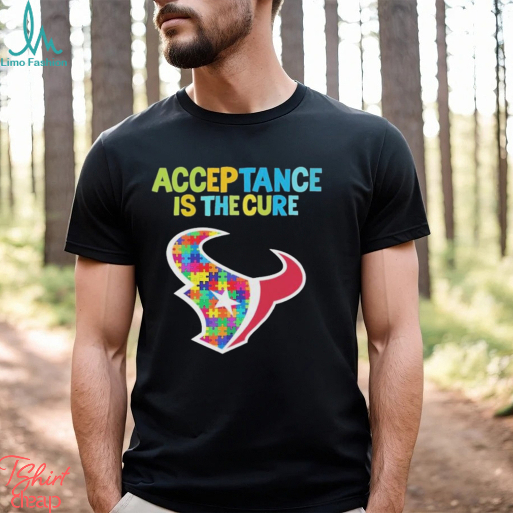 Houston Texans Acceptance Is The Cure Autism T Shirt - Limotees