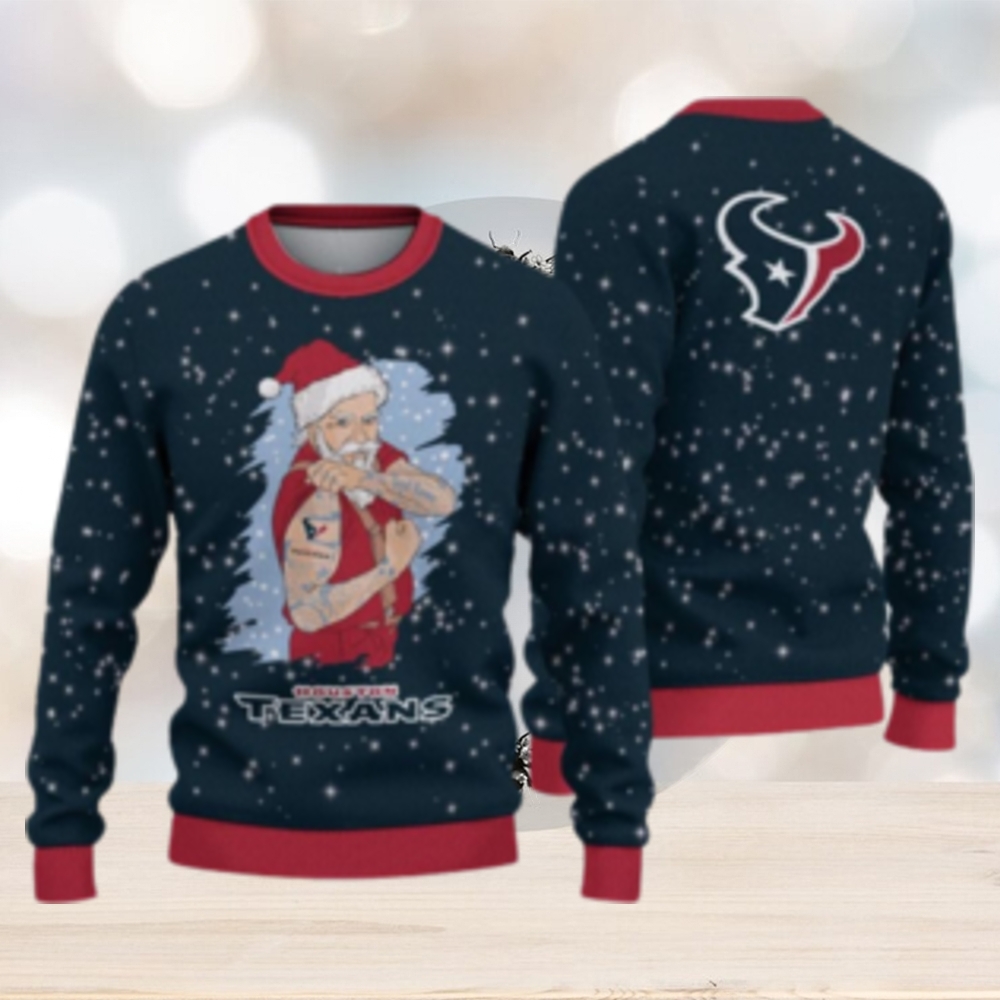 For NFL Fans Houston Texans Grinch Hand Funny Christmas Gift Men