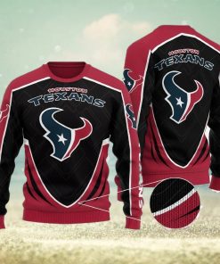 Houston Texans Men’s and Women’s All Over Print Sweater Snow Gift For Men And Women