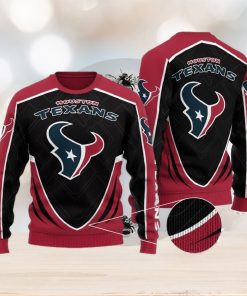 Houston Texans Men’s and Women’s All Over Print Sweater Snow Gift For Men And Women