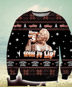 How About 5 Cross Yo Lip Ugly Sweater Party