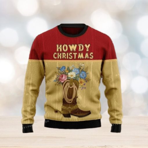 Howdy Christmas Ugly Christmas Sweater