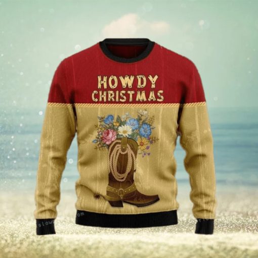 Howdy Christmas Ugly Christmas Sweater