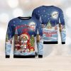 Cat Skull Santa merry Christmas Ya Filthy Human Ugly Christmas 3D Sweater