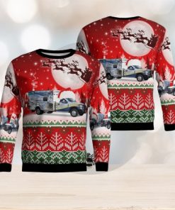 Hughes County Emergency Medical Service Aop V2 Christmas Ugly Sweater 3D