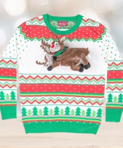 Humping Reindeer Ugly Sweater For Woman