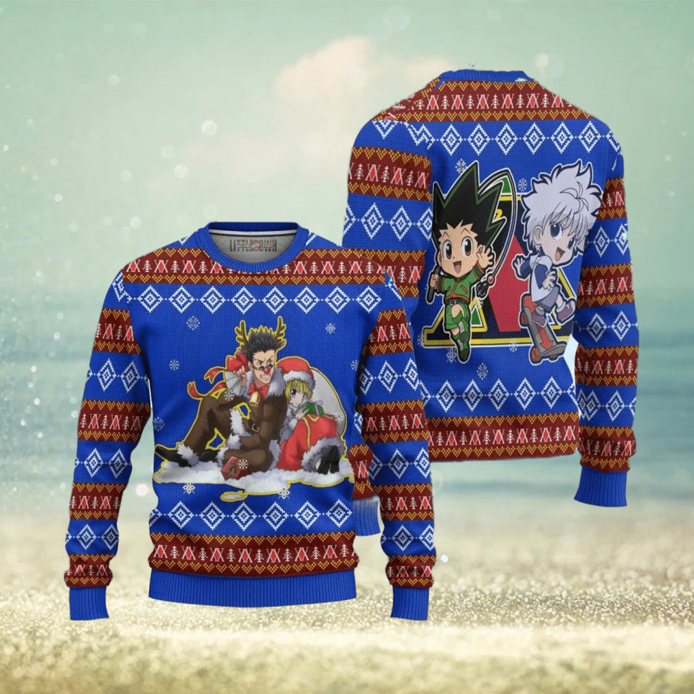 Hunter X Hunter Ugly Christmas Sweater 3D Kurapika X Leorio Gift For Big  Fans - Limotees