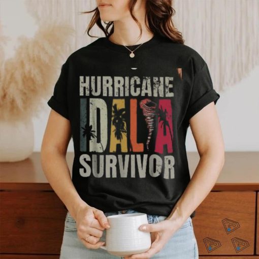 Hurricane Idalia Survivor Shirt Hurricane Idalia Sweatshirt Florida Trong Shirt Trending Shirt Retro Survived Hurricane Idalia Tee