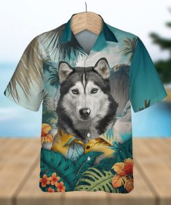 Husky Siberian Mystery 3D Hawaiian Shirt Beach Ready Design