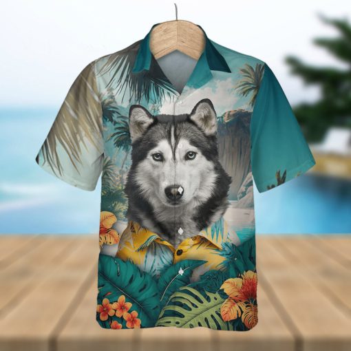 Husky Siberian Mystery 3D Hawaiian Shirt Beach Ready Design