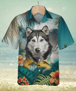 Husky Siberian Mystery 3D Hawaiian Shirt Beach Ready Design