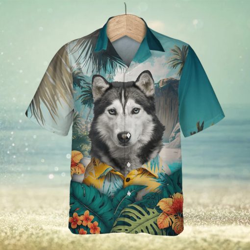 Husky Siberian Mystery 3D Hawaiian Shirt Beach Ready Design