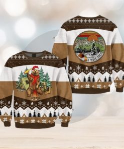 I Hate People Bear Beer Brown Ugly Sweater For Christmas