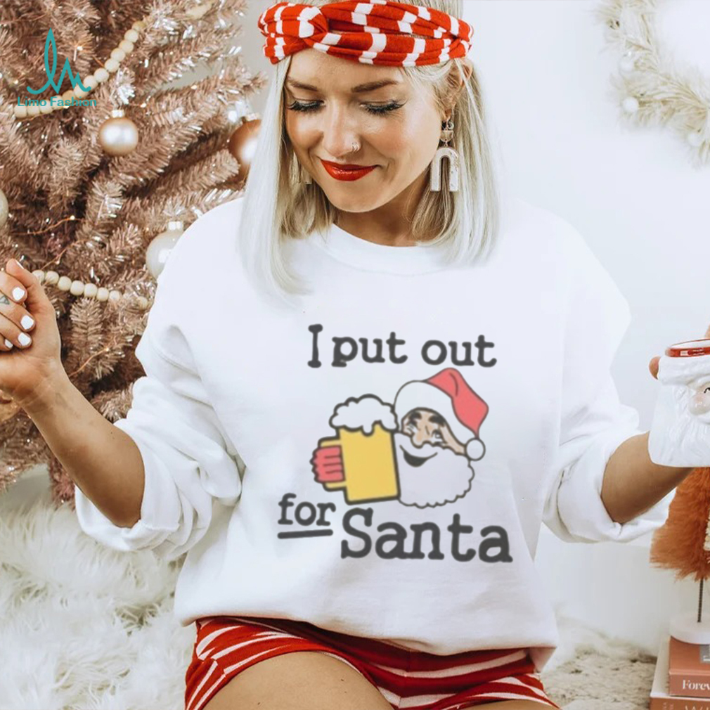 Santa fishing with Christmas ugly t-shirt - Limotees