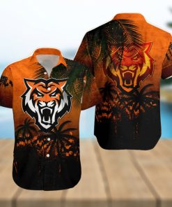 Idaho State Bengals Hawaiian Shirt Summer Gift Coconut Tree Tropical Grunge Pattern For NCAA Fans