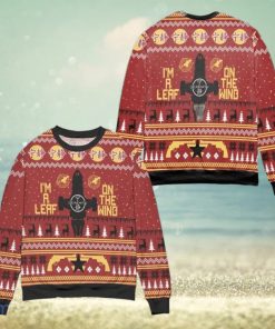 Im A Leaf On The Wind Serenity Ugly Christmas Sweater – Red