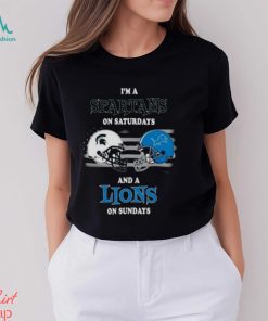 Original I'm A Michigan Wolverines On Saturdays And A Detroit Lions On  Sundays 2023 shirt, hoodie, sweater, long sleeve and tank top