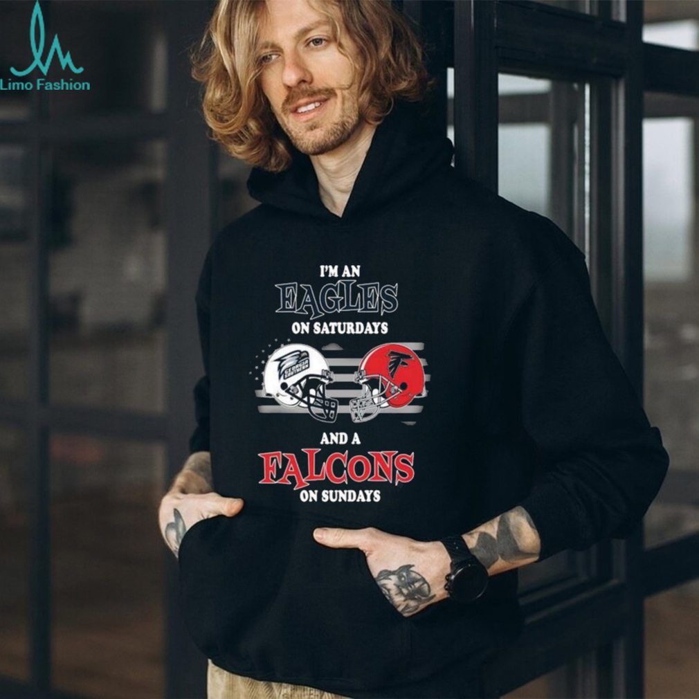 Official I'm An Georgia Southern Eagles On Saturdays And A Atlanta Falcons  On Sundays 2023 Shirt, hoodie, sweater, long sleeve and tank top