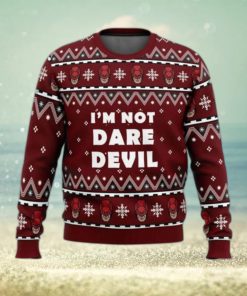 Im Not Daredevil Marvel Christmas Ugly Sweater