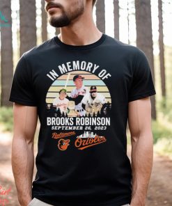 In Memory Of Brooks Robinson Baltimore Orioles T Shirt, hoodie