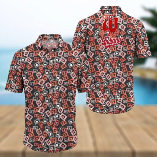 Indiana Hoosiers Short Sleeve Film Pattern Hawaiian Shirt For Men And Women