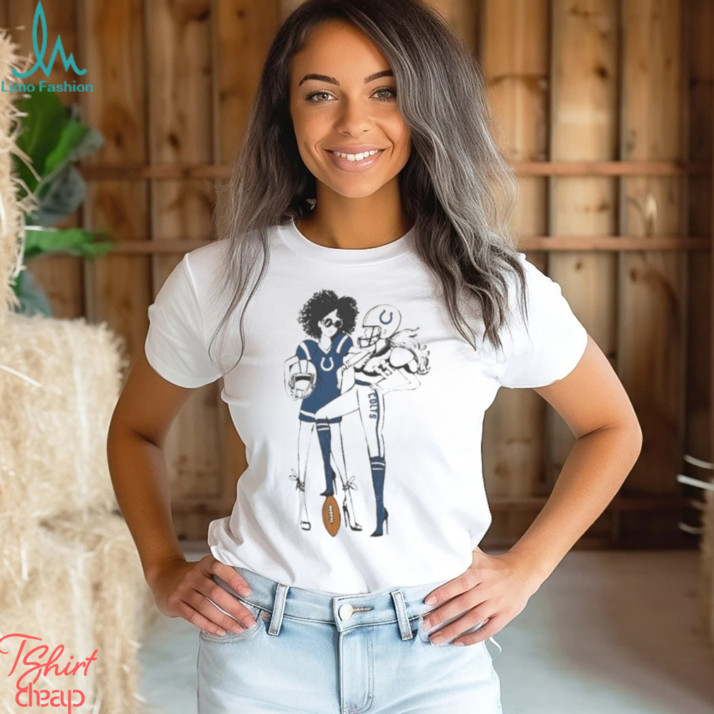 Official black woman indianapolis colts girl shirt - Trend T Shirt Store  Online