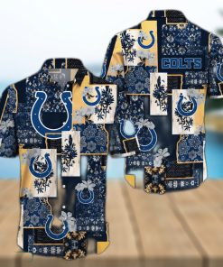 Indianapolis Colts Map US Pattern Hawaiian Shirt Short Sleeve For Men And Women