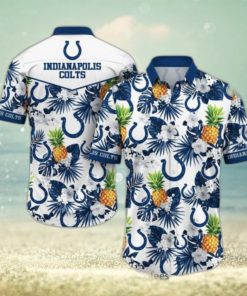 Indianapolis Colts NFL Hawaiian Shirt Tropical Pattern Graphic Hawaii Shirt For Fan Ever