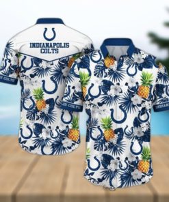 Indianapolis Colts NFL Hawaiian Shirt Tropical Pattern Graphic Hawaii Shirt For Fan Ever