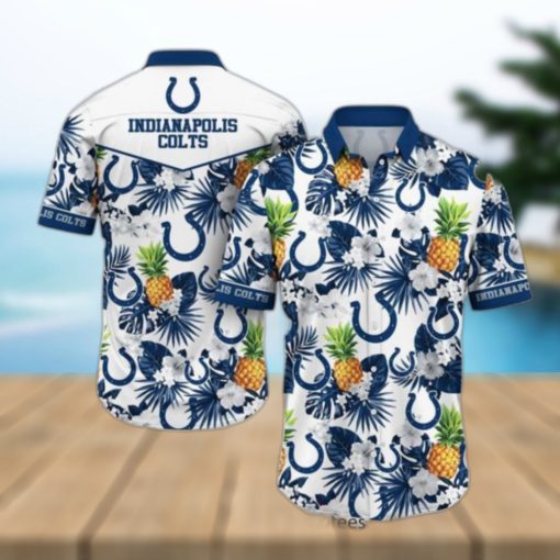 Indianapolis Colts NFL Hawaiian Shirt Tropical Pattern Graphic Hawaii Shirt For Fan Ever