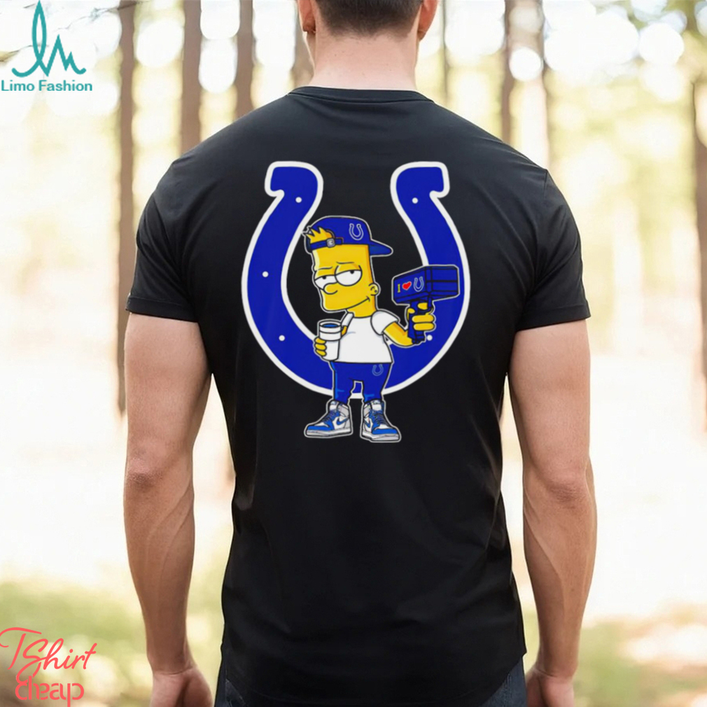 Cartoon Movie T Shirt, Indianapolis Colts T Shirt - Long Sleeve