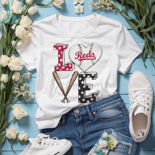 Infant Cincinnati Reds Tiny Turnip Baseball Love T Shirt