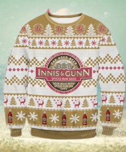 Innis Gunn Rum Cask Oak Aged Beer Chritsmas Ugly Sweater For Woman