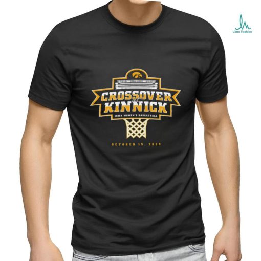 Iowa Hawkeyes Women’s Basketball Crossover at Kinnick October 2023 logo shirt