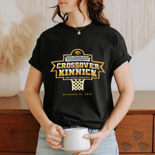 Iowa Hawkeyes Women’s Basketball Crossover at Kinnick October 2023 logo shirt