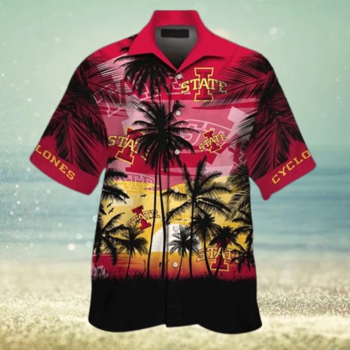 Iowa State Cyclones Short Sleeve Tropical Aloha Hawaiian Shirt