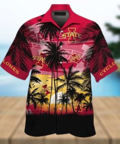 Iowa State Cyclones Short Sleeve Tropical Aloha Hawaiian Shirt