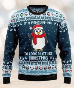 It Is Penguin ing Christmas Christmas Ugly Sweater Mens