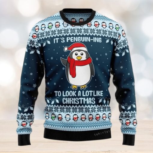 It Is Penguin ing Christmas Christmas Ugly Sweater Mens