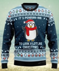 It Is Penguin ing Christmas Christmas Ugly Sweater Mens