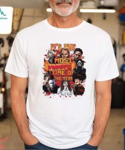 It’S The Most Wonderful Time Of The Year Halloween Merch, Michael Jason Freddy Shirt, Horror Movie Character Halloween Michael Jason Hoodie