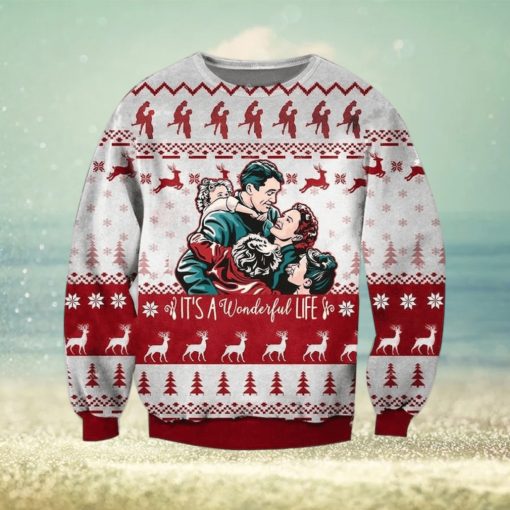 It’s A Wonderful Life 3D Ugly Christmas Sweater For Men And Women