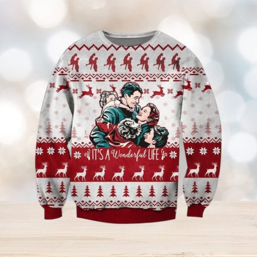 It’s A Wonderful Life 3D Ugly Christmas Sweater For Men And Women